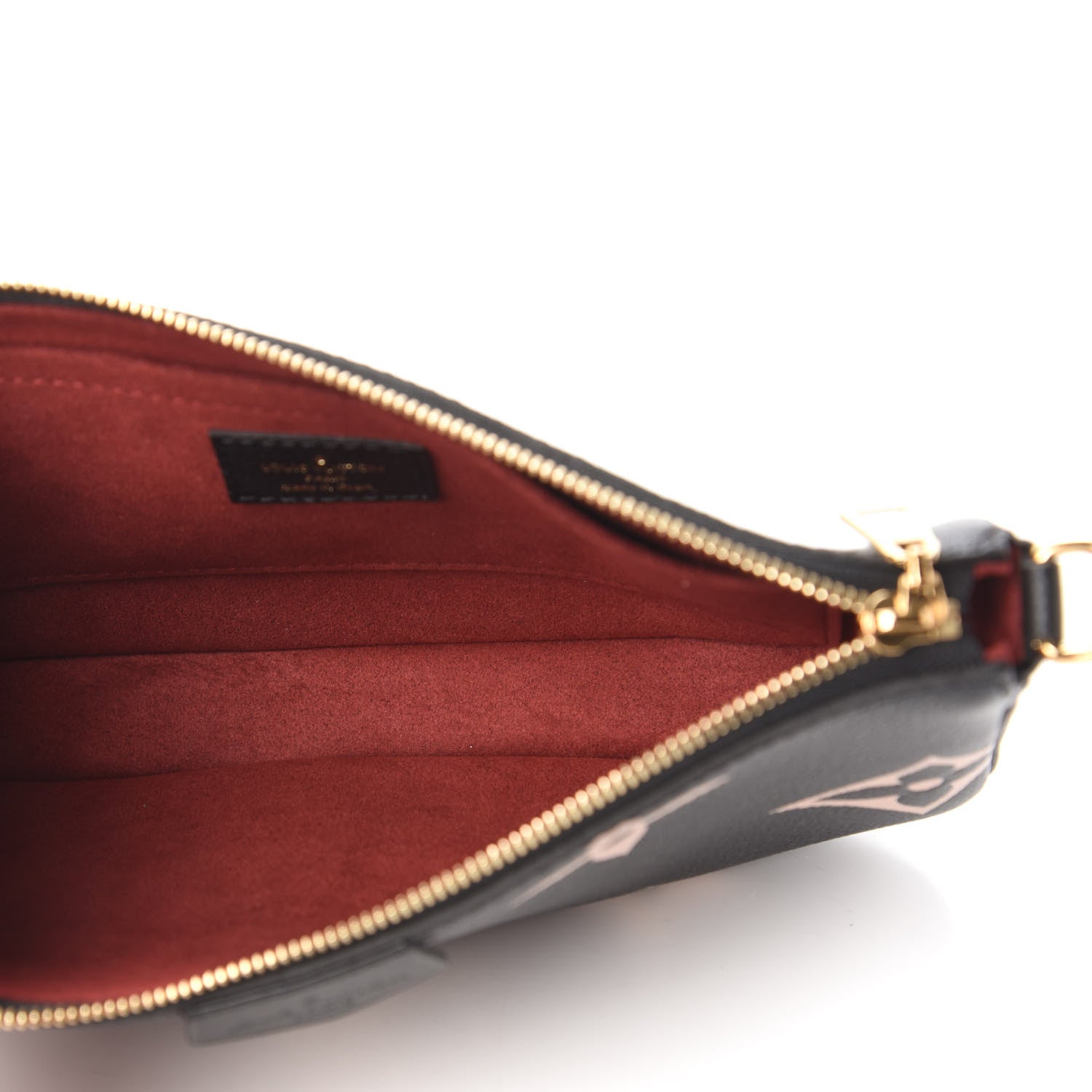 Louis Vuitton Empreinte Monogram Giant Multi Pochette Accessories Black Beige 5 of 10