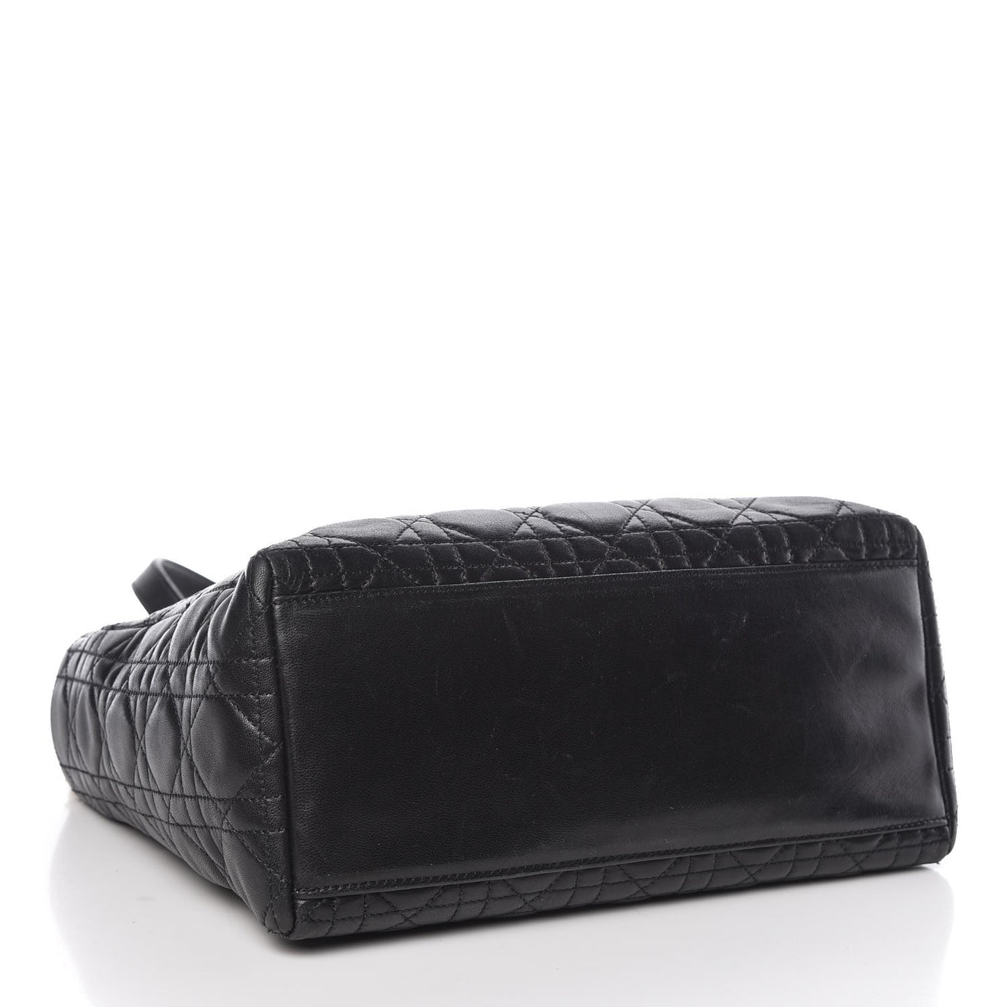 Lambskin Cannage Medium Lady Dior Black