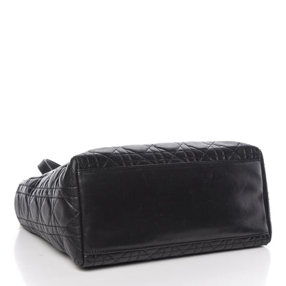 Christian Dior Lambskin Cannage Medium Lady Dior Black 4 of 9