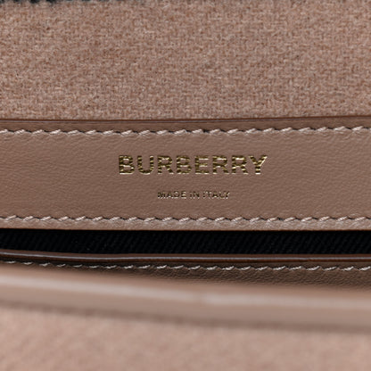Burberry Wool Striped Small Lola Bag Beige 6 of 9