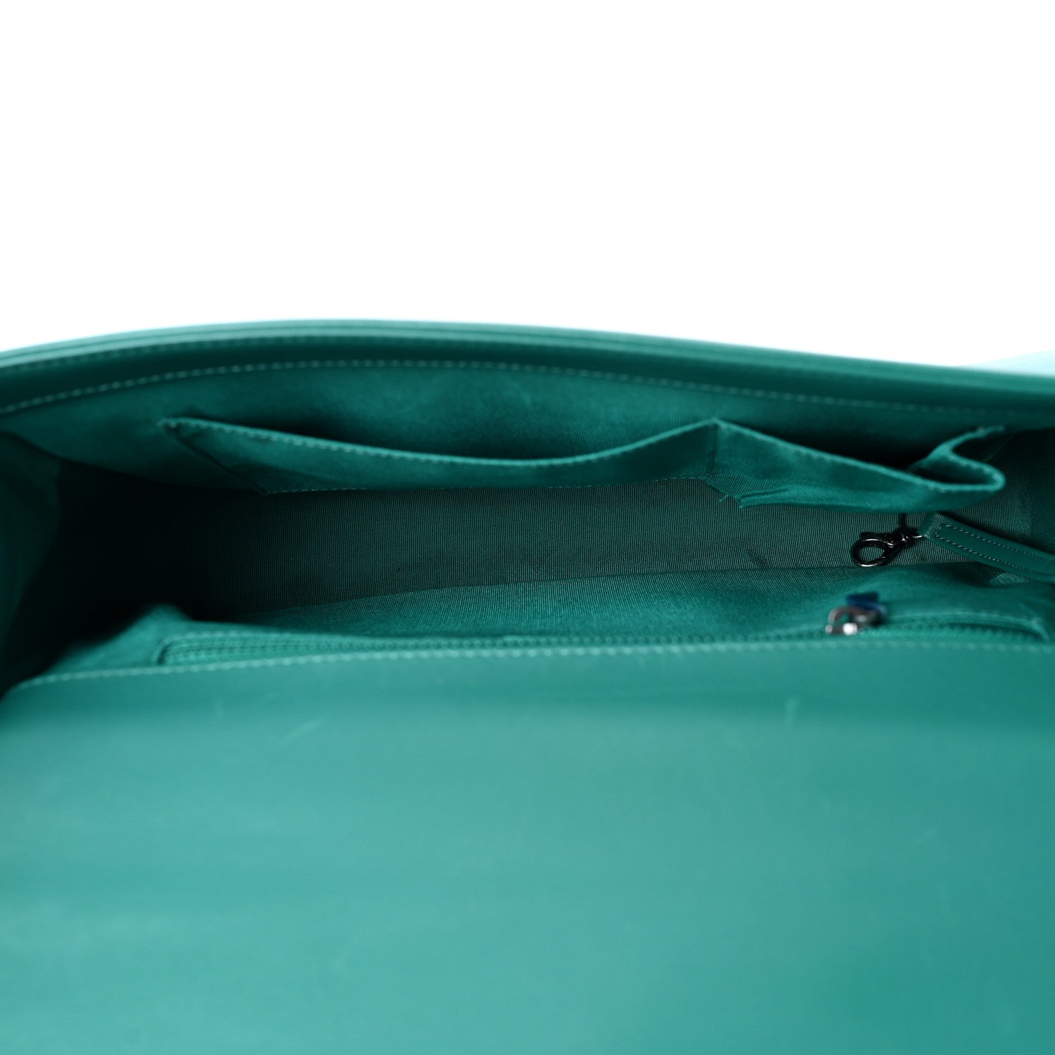 Chanel Lambskin Quilted Large Boy Flap Green 5 of 9