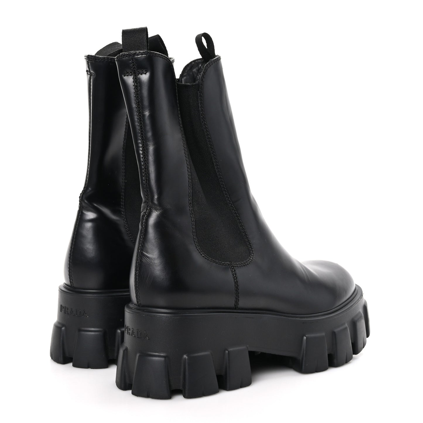 Spazzolato Rois Mens Monolith Chelsea 55mm Tall Boots 38 Black