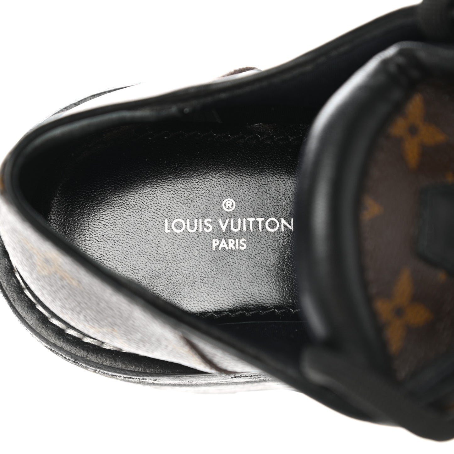 Monogram Calfskin Beaubourg Platform Derby Shoes 38 Brown