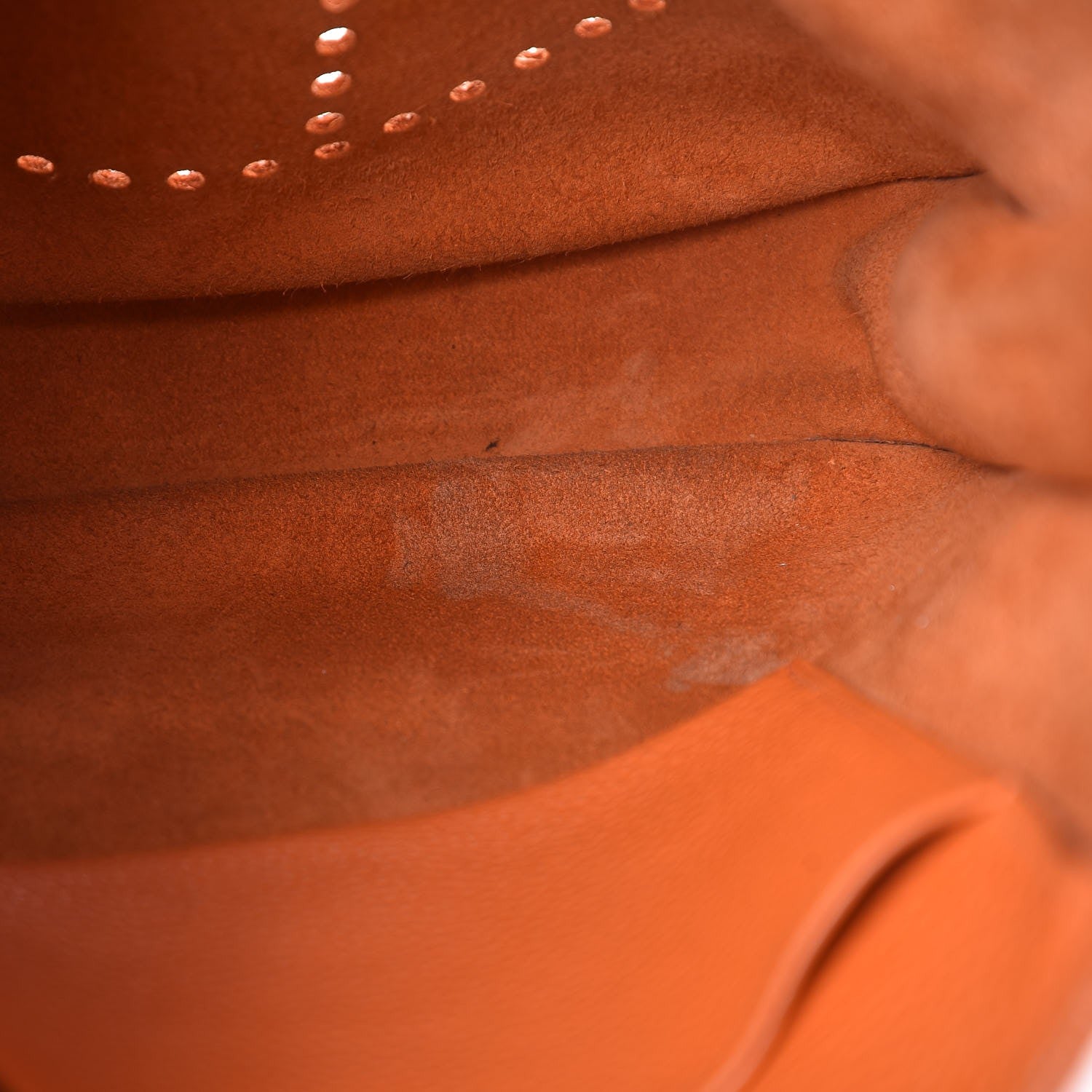 Hermes Taurillon Clemence Evelyne PM Orange 9 of 17