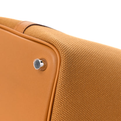 Hermes Toile Goeland Swift Cargo Picotin Lock 18 Sesame 10 of 11