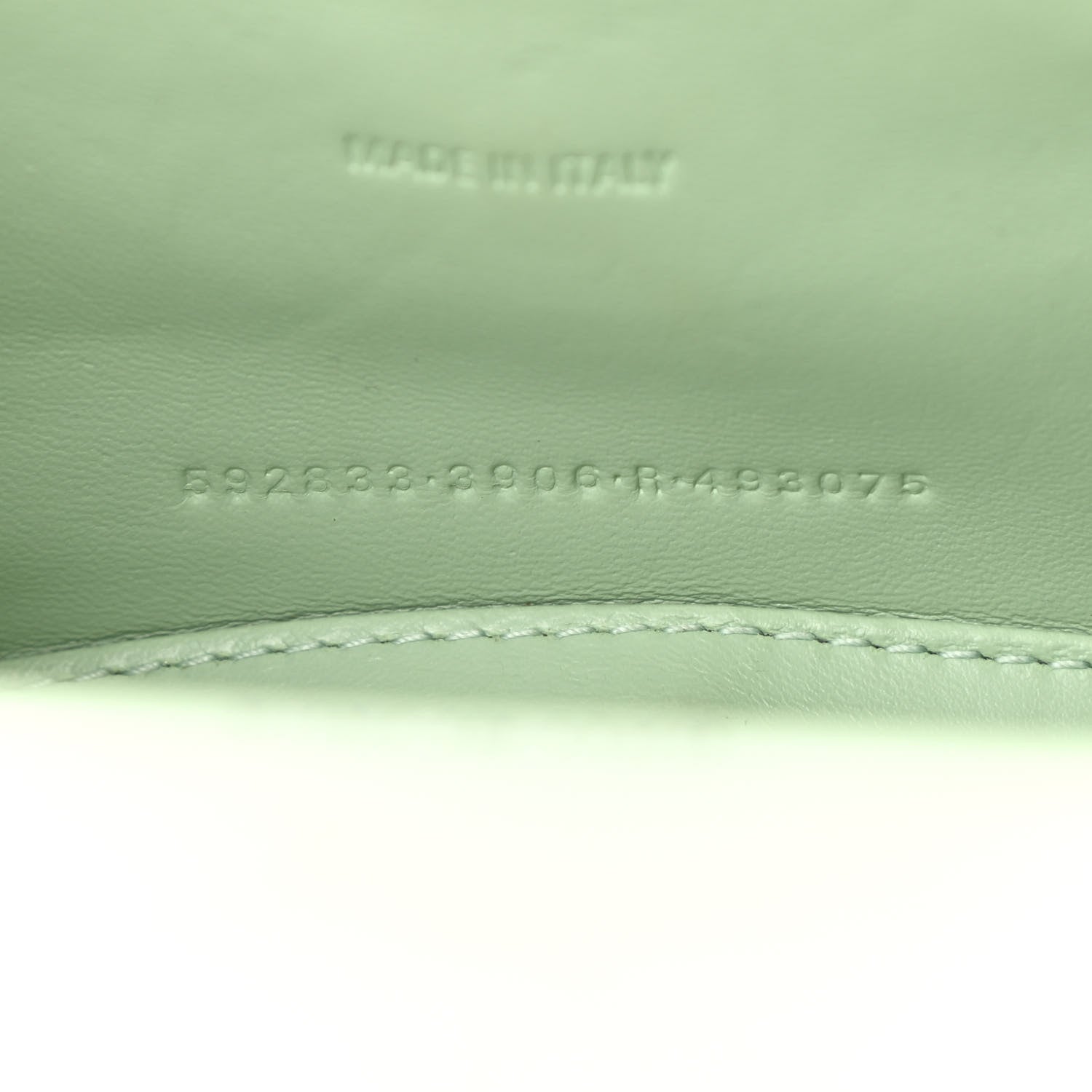 Balenciaga Shiny Calfskin Crocodile Embossed Hourglass Top Handle Bag XS Light Green 8 of 20