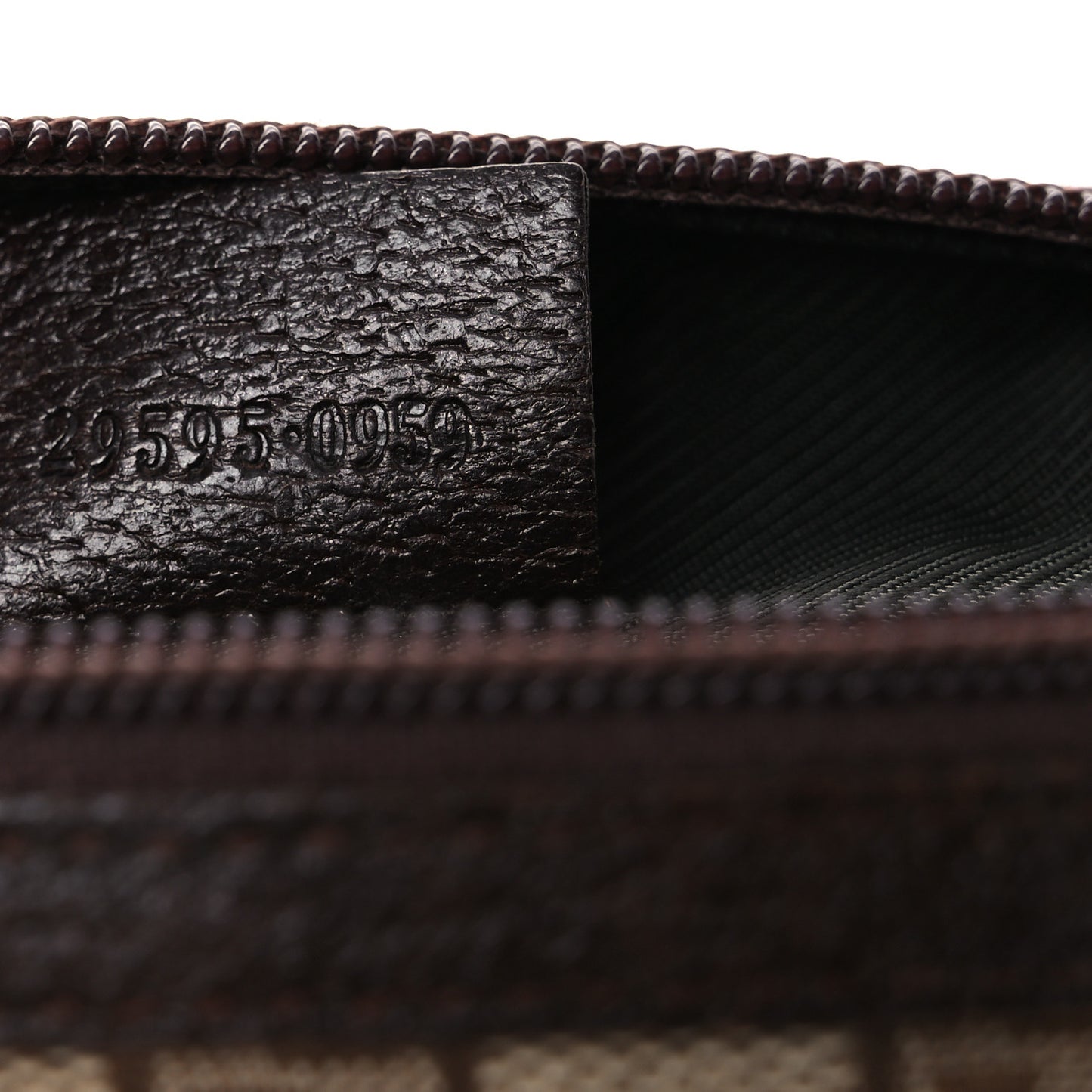 Monogram Large Cosmetic Case Brown