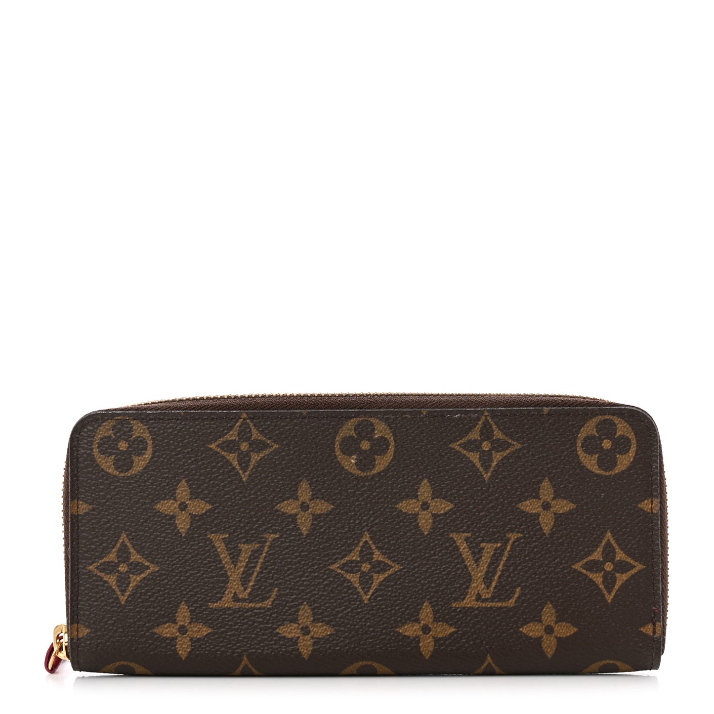Monogram Clemence Wallet Fuchsia