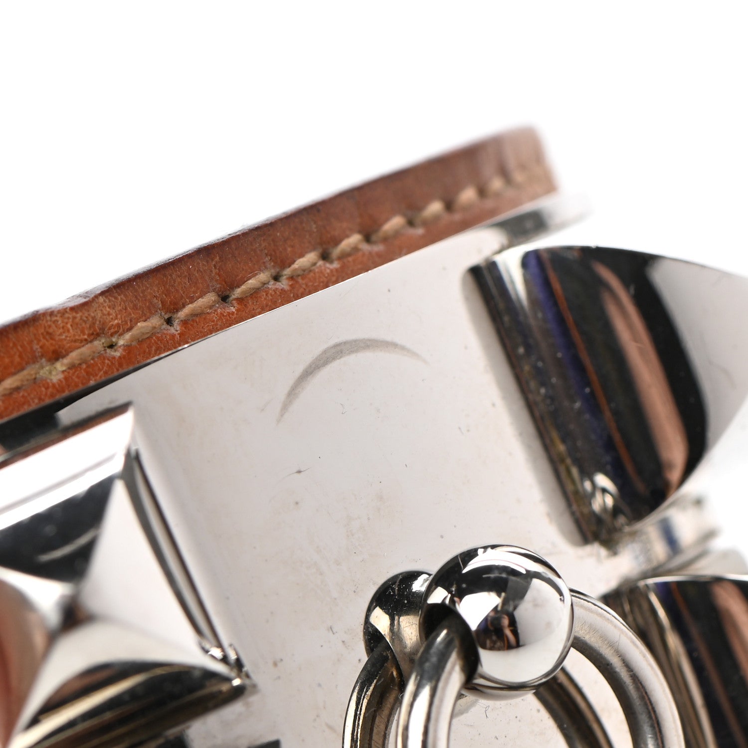 Hermes Barenia Collier de Chien CDC Bracelet S Fauve 8 of 11