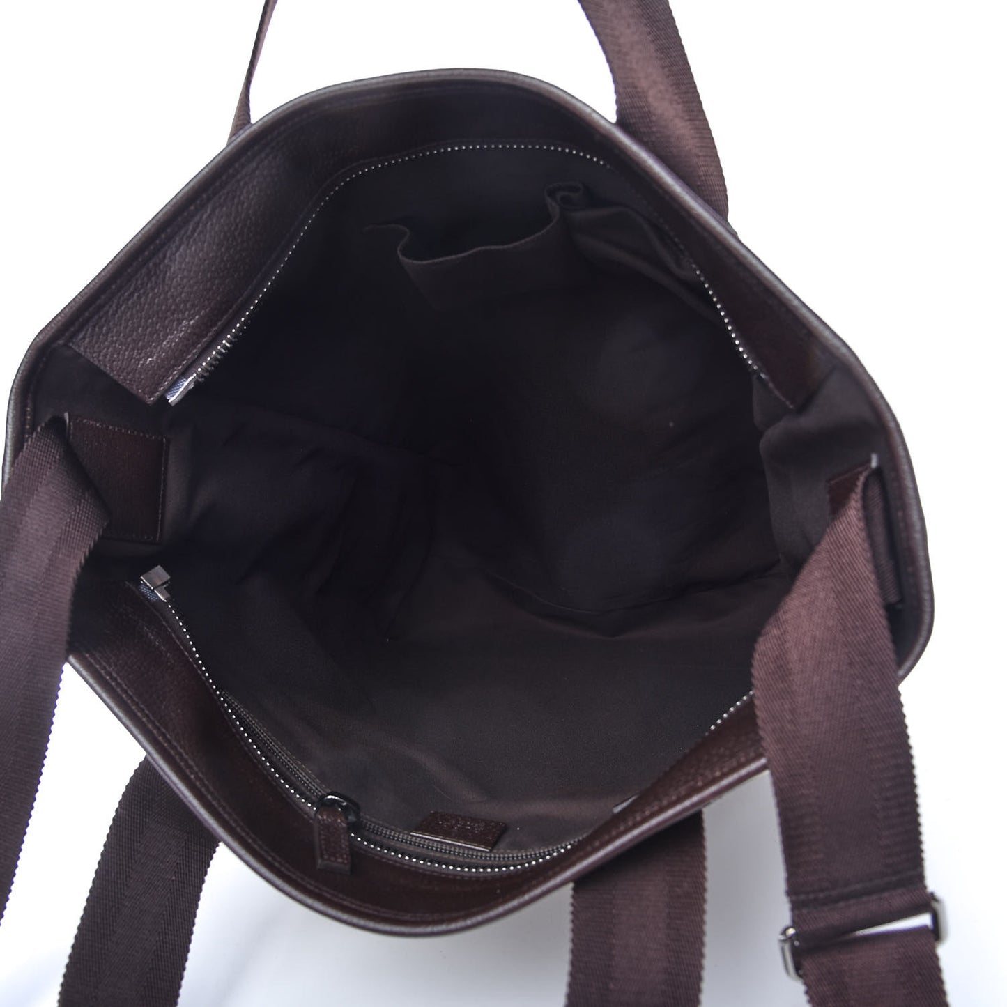 GUCCI GG Monogram Medium Handle Vertical Tote Brown