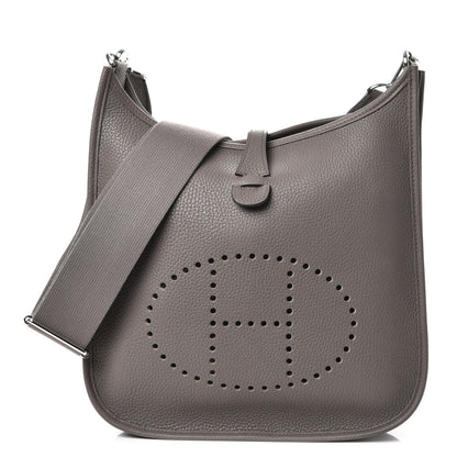 Hermes Taurillon Clemence Evelyne III PM Etain 1 of 8