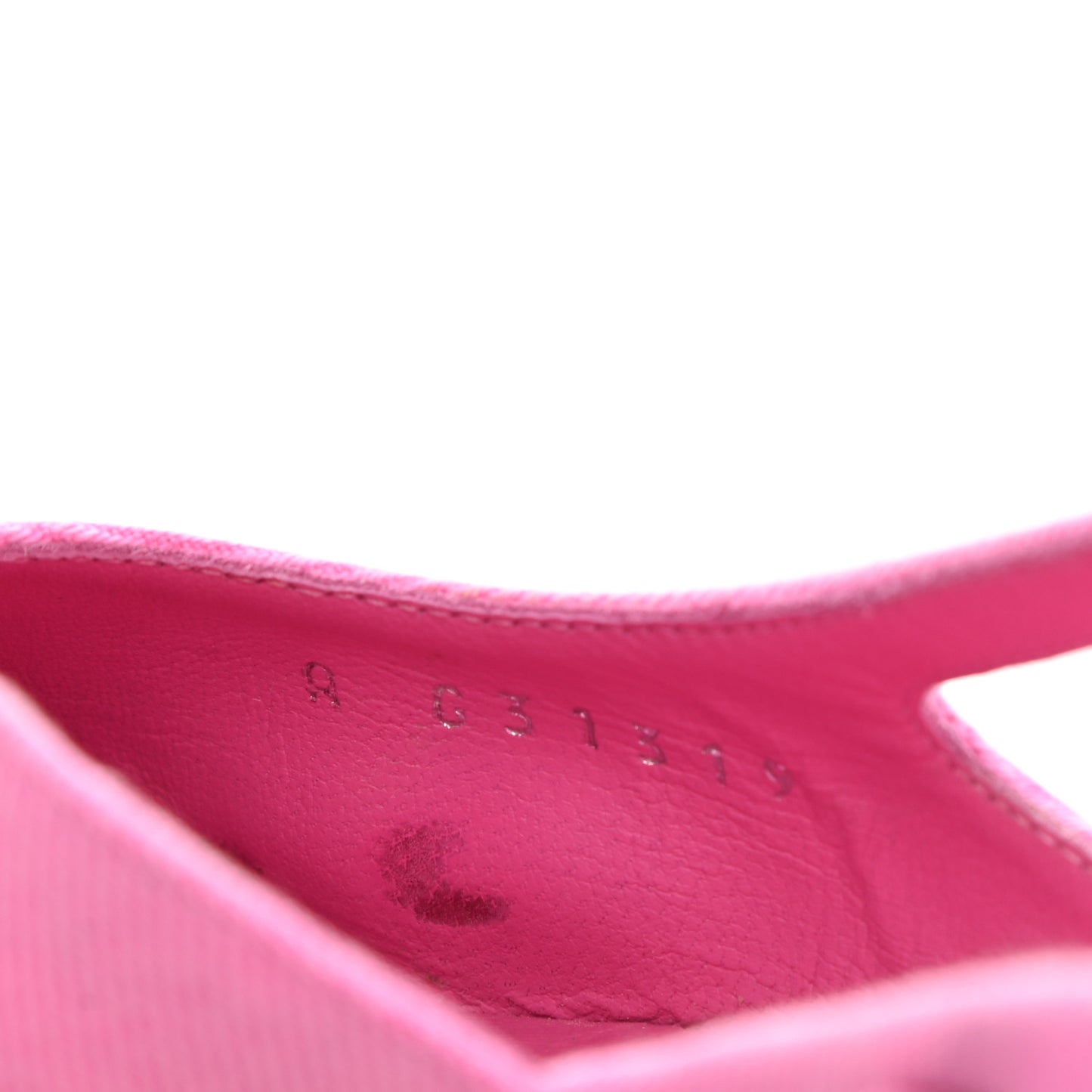 Denim Cap Toe CC Slingback Flat 38.5 Neon Pink