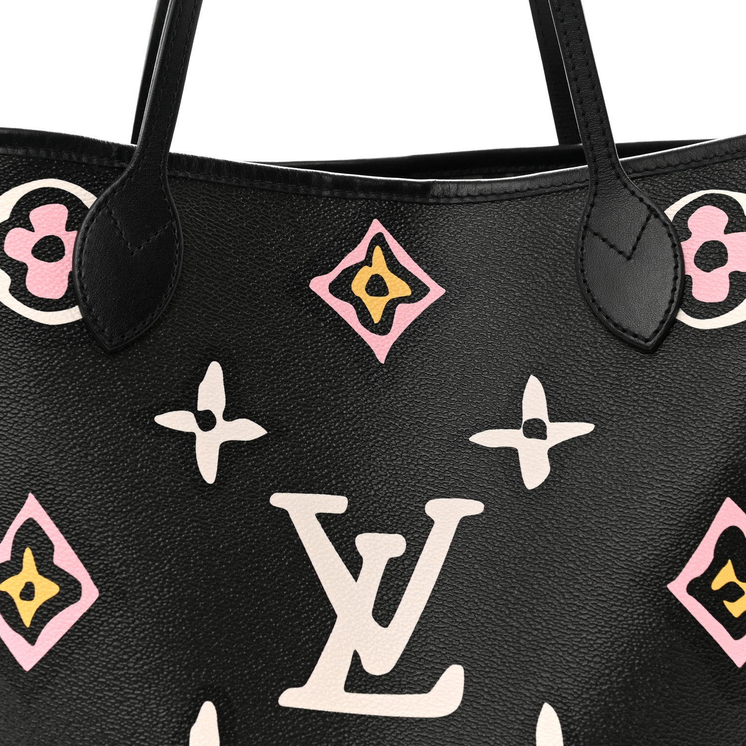 Louis Vuitton Monogram Giant Wild at Heart Neverfull MM Black 8 of 11
