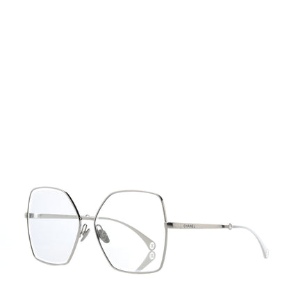 Chanel Butterfly Removable Pearl Chain Sunglasses 4262 Silver 2 of 9