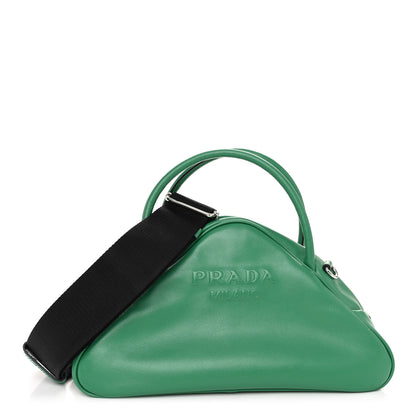 Prada Grace Lux Triangle Top Handle Shoulder Bag Mango 1 of 10