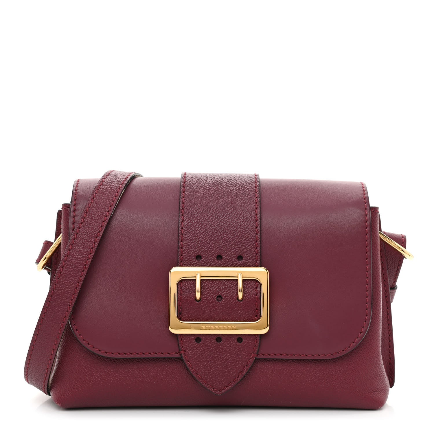 Burberry Soft Grain Calfskin Small Medley Crossbody Dark Plum 1 of 9