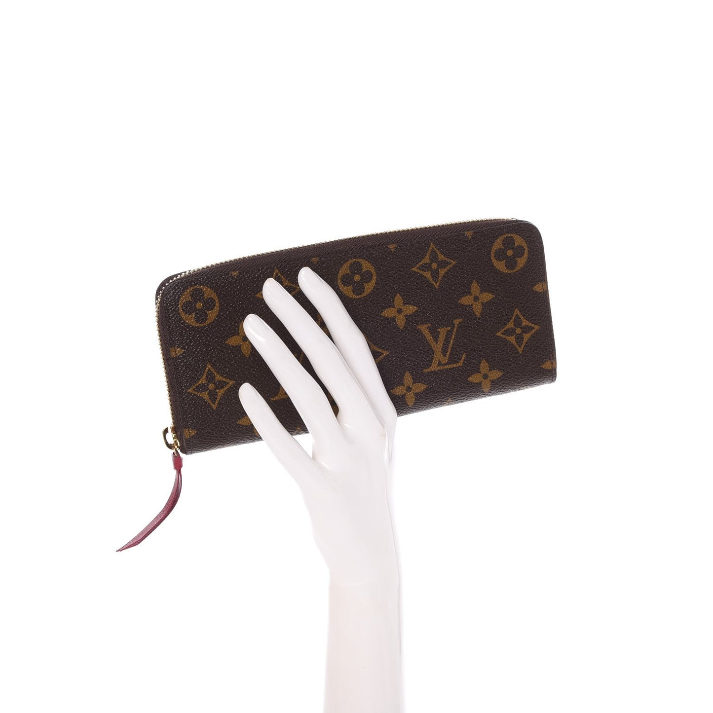Monogram Clemence Wallet Fuchsia