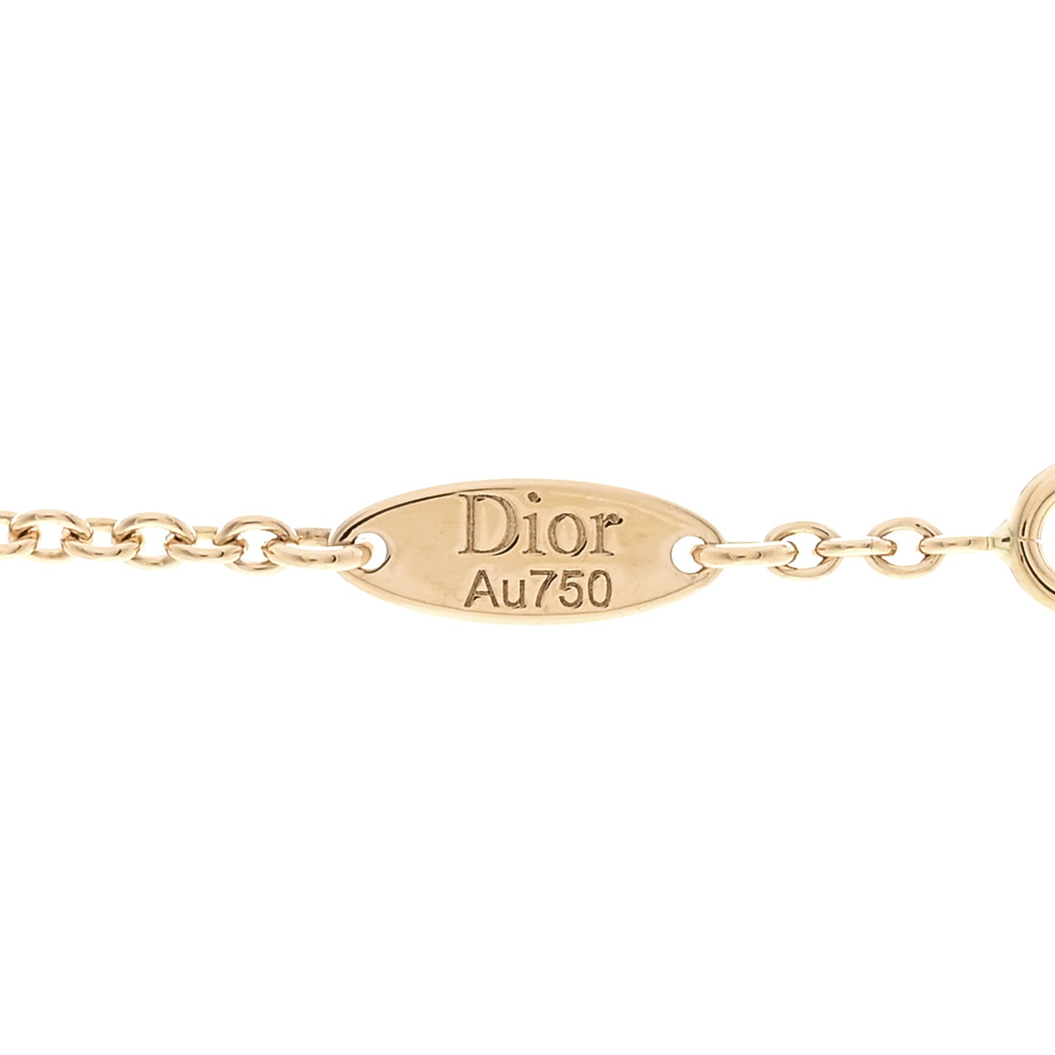 Christian Dior 18K Yellow Gold Diamond Lapis Lazuli Rose Des Vents Necklace 5 of 5