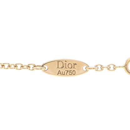 Christian Dior 18K Yellow Gold Diamond Lapis Lazuli Rose Des Vents Necklace 5 of 5
