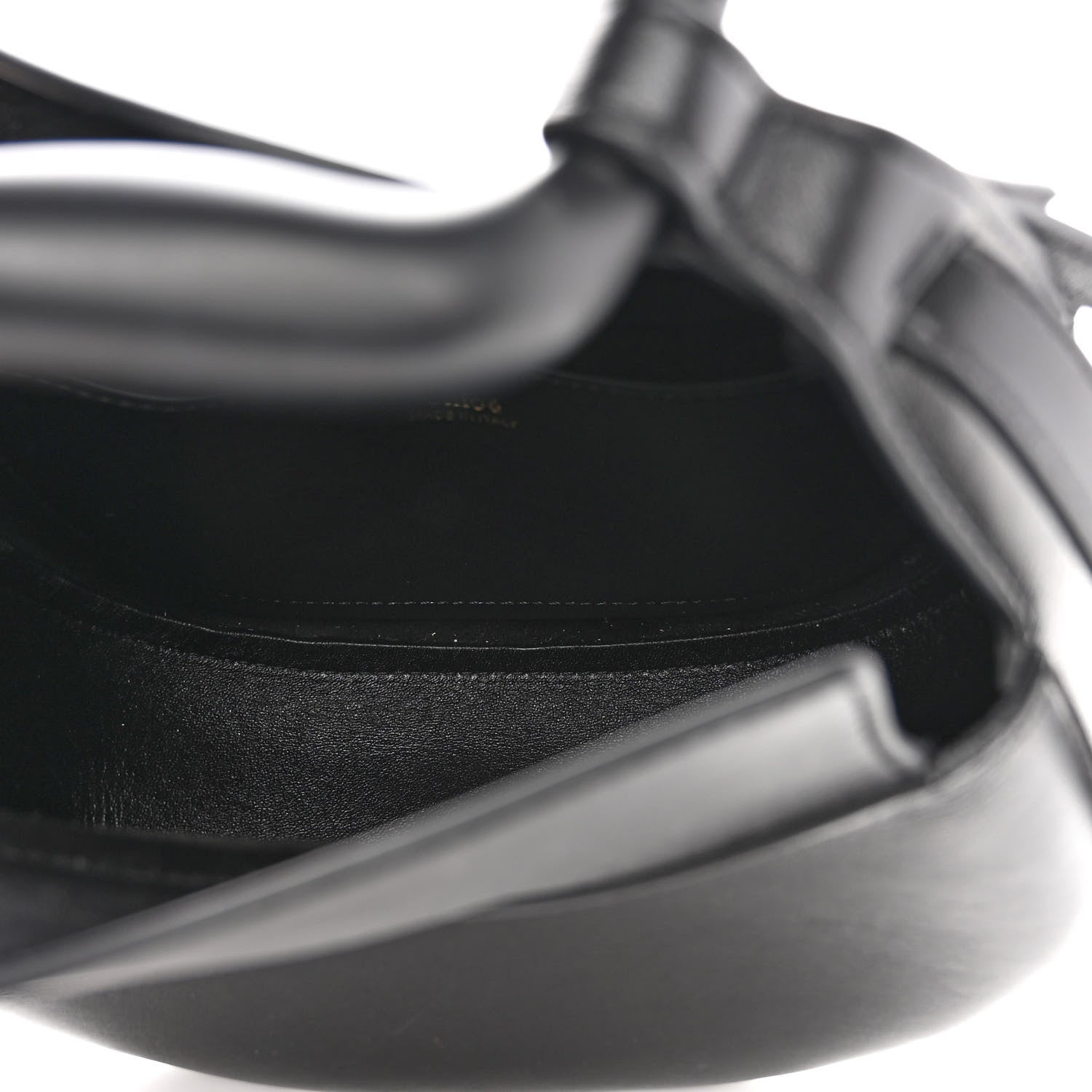 Chloe Small Grain Calfskin Kiss Bag Black 5 of 10