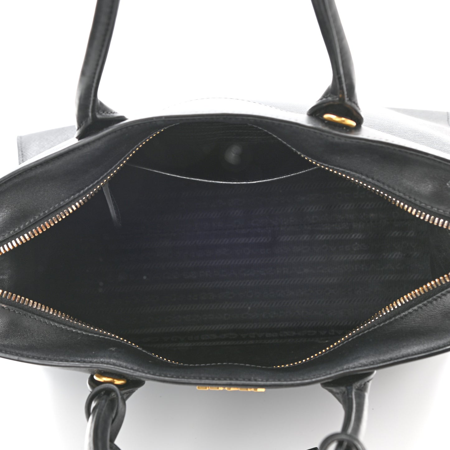 Saffiano City Calfskin Esplanade Tote Black