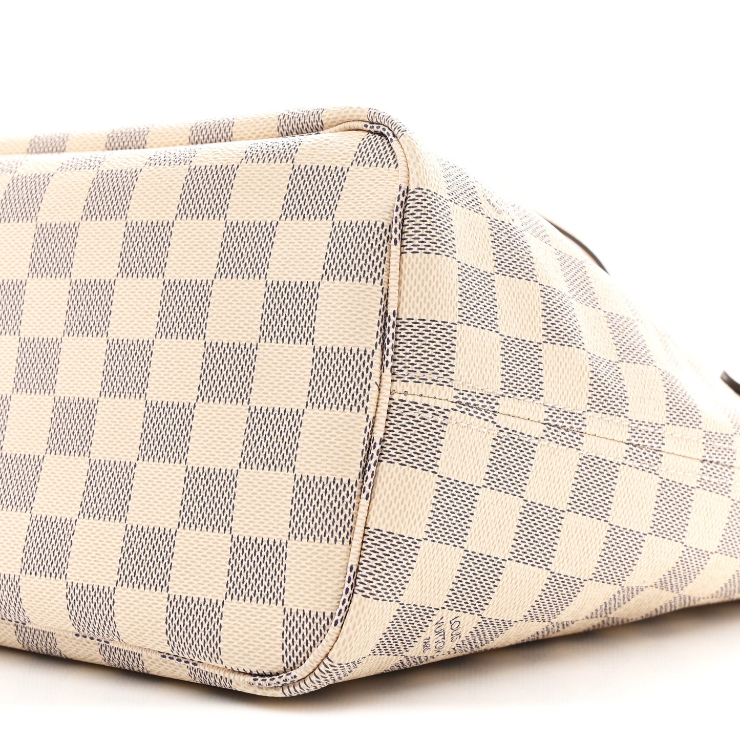 Damier Azur Braided Neverfull MM Pink