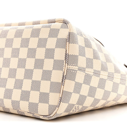 Louis Vuitton Damier Azur Braided Neverfull MM Pink 9 of 10