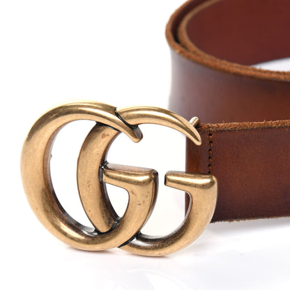Gucci Faded Calfskin Double G 40mm Belt 95 38 Cuir 5 of 12