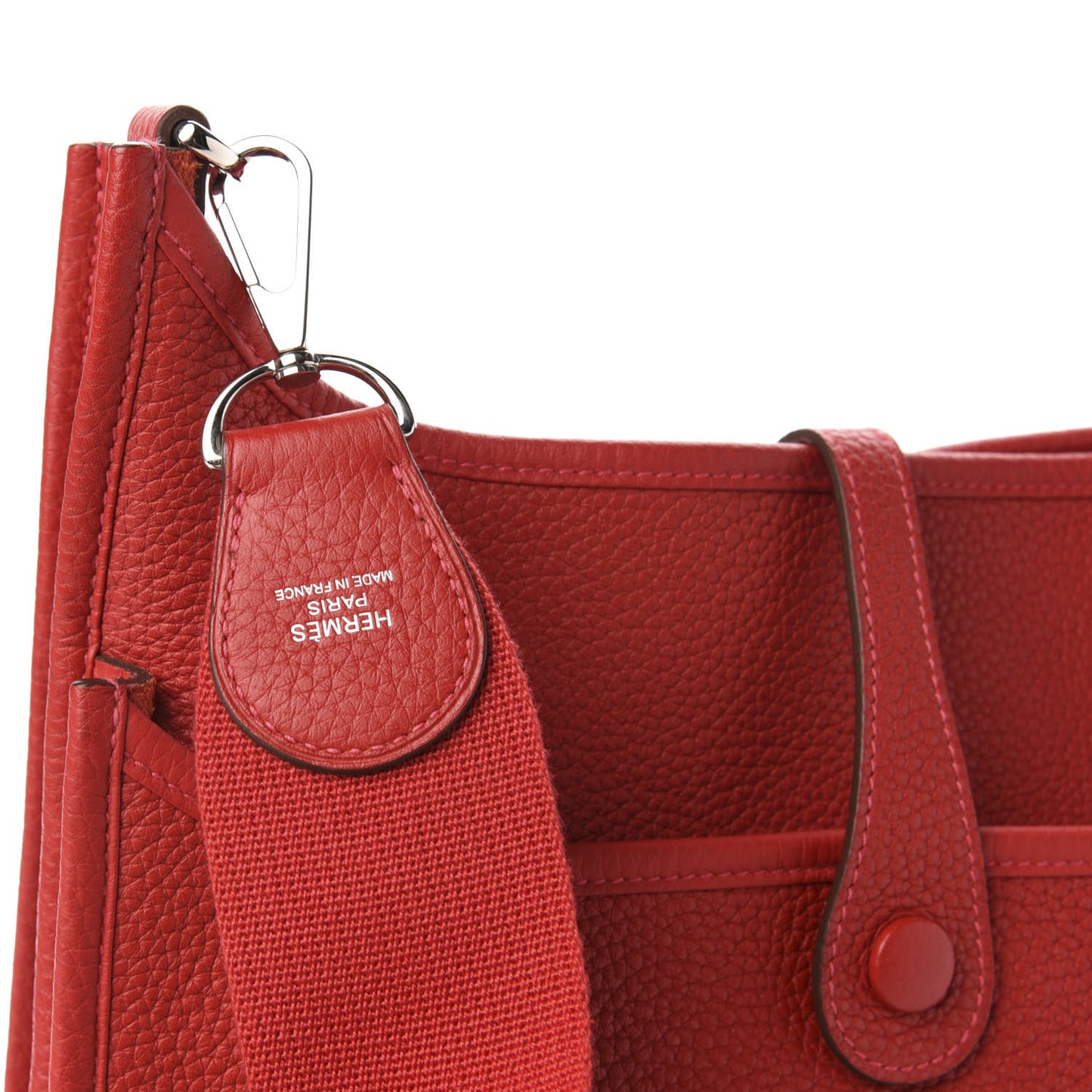 Taurillon Clemence Evelyne III PM Rouge Casaque