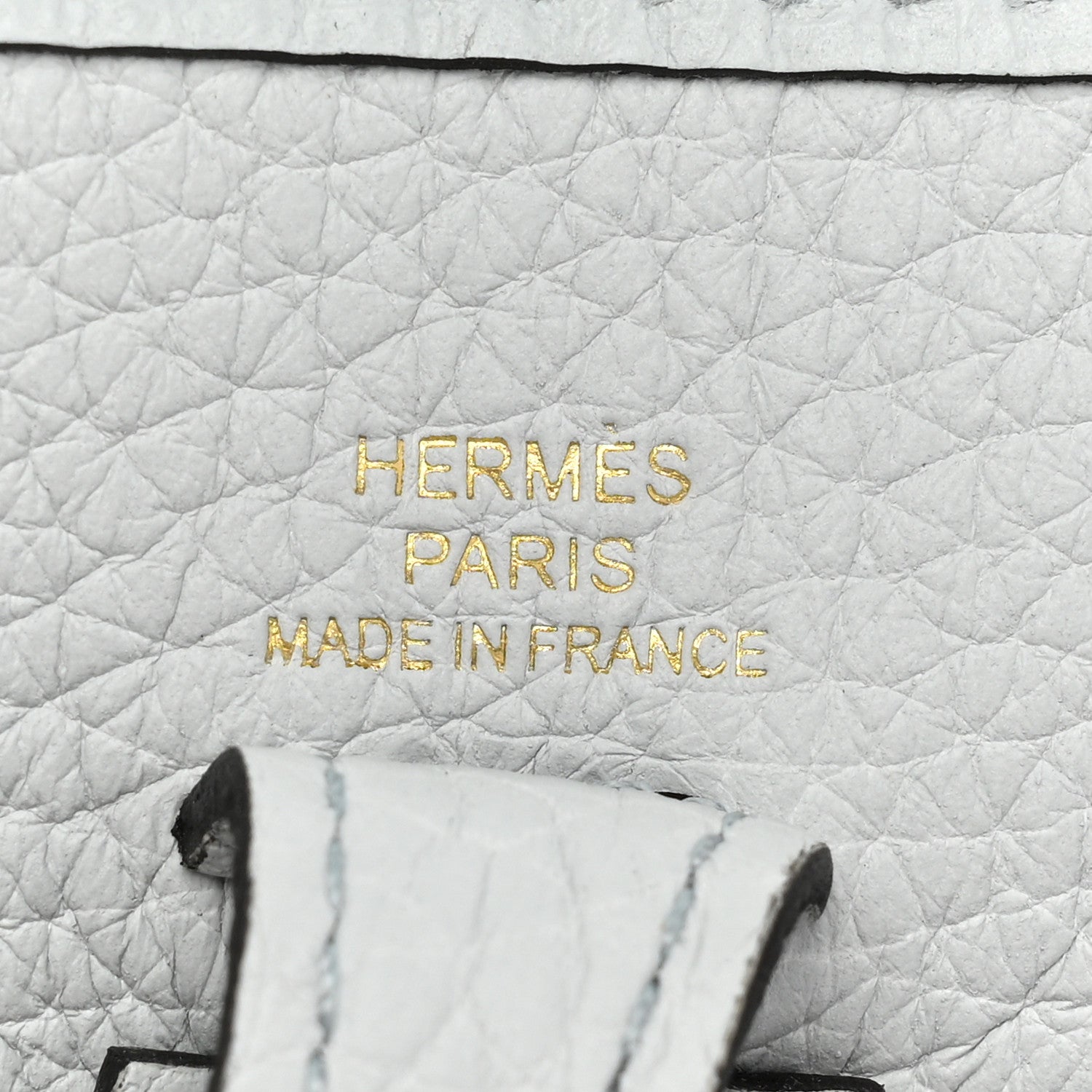 Hermes Taurillon Clemence Amazone Evelyne TPM Bleu Pale Nata 6 of 8