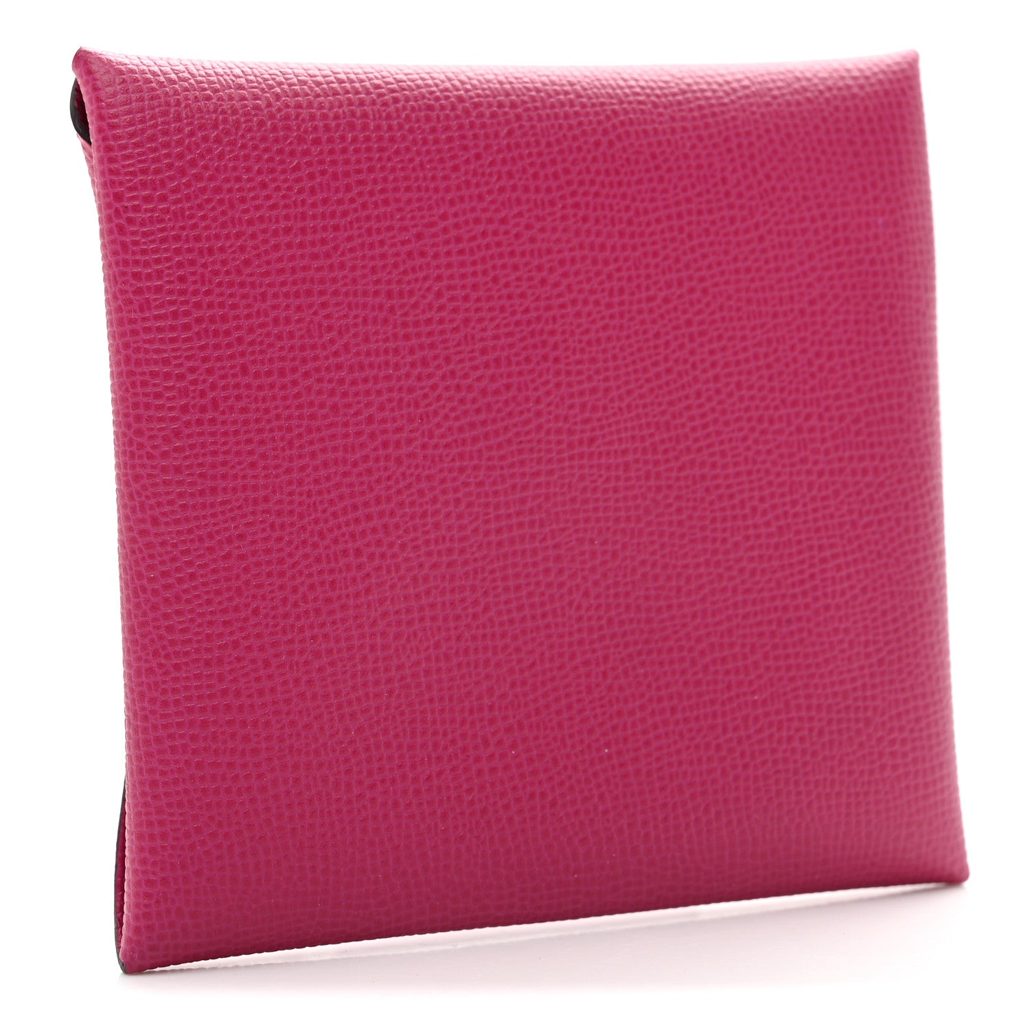 Hermes Madame Calfskin Bastia Coin Purse Rose Pourpre 3 of 8