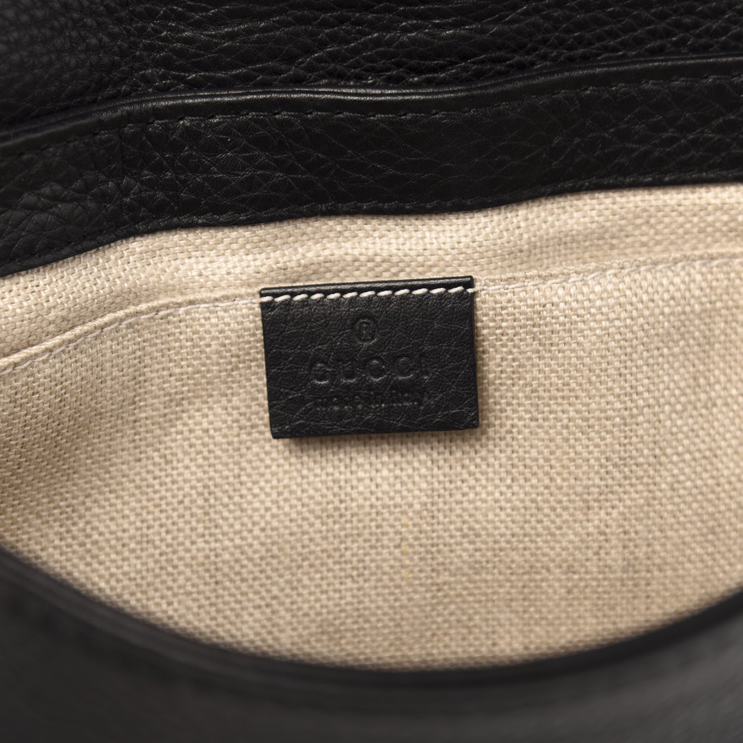 Gucci Calfskin Greenwich Clutch Black 8 of 11