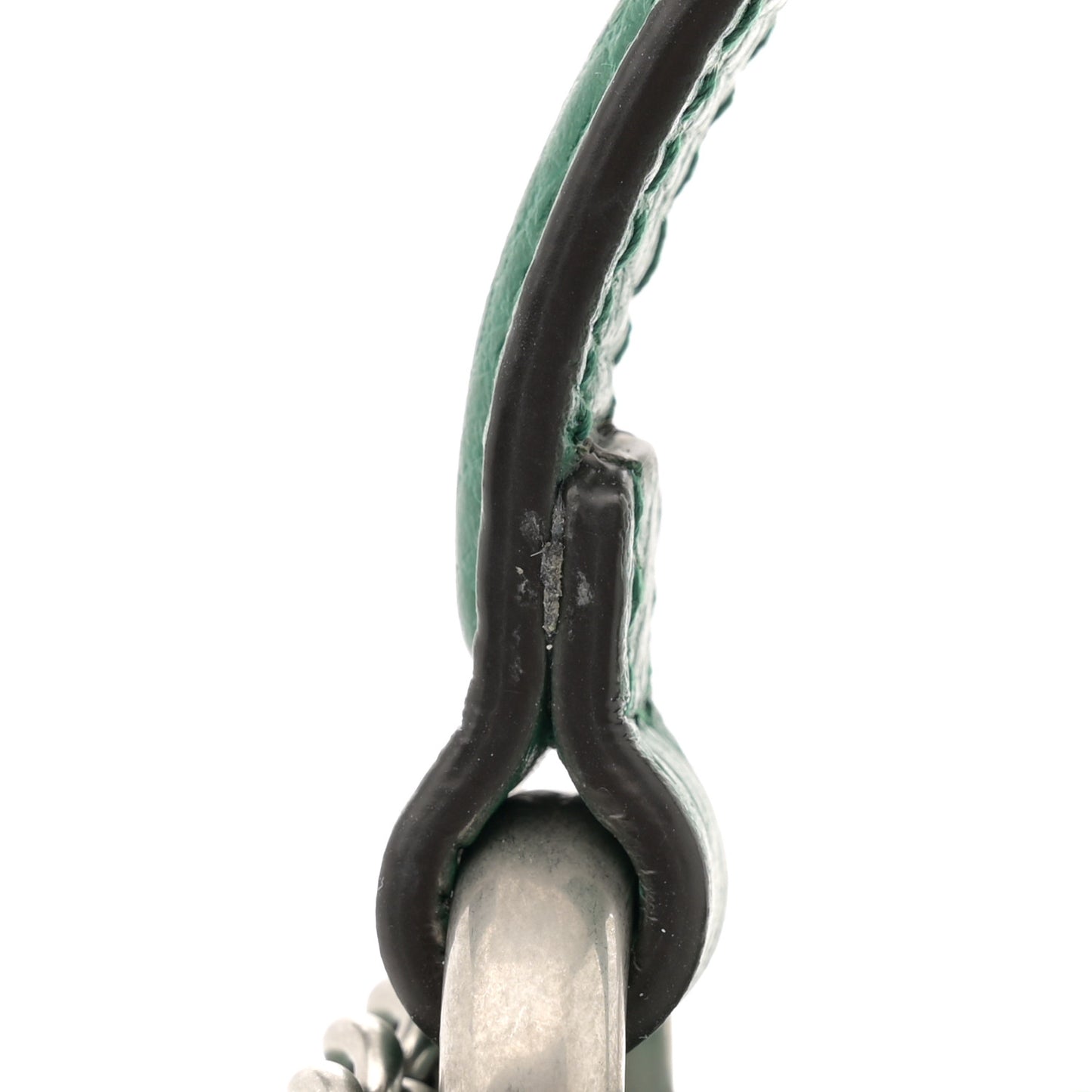 Dollar Calfskin Crystal Mini Dionysus Top Handle Bag Emerald