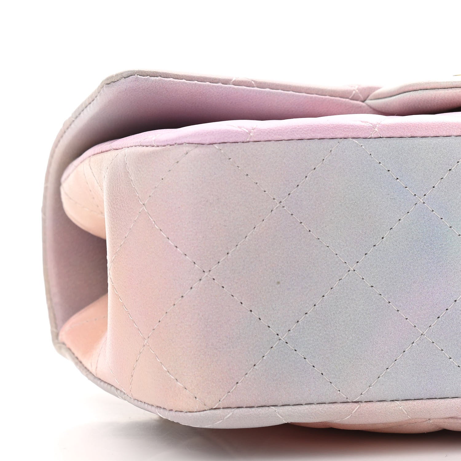 Chanel Lambskin Quilted Ombre Mini Top Handle Rectangular Flap Pink Multicolor 8 of 10