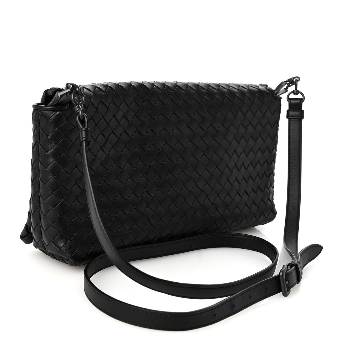 Nappa Intrecciato New Olympia Bag Black