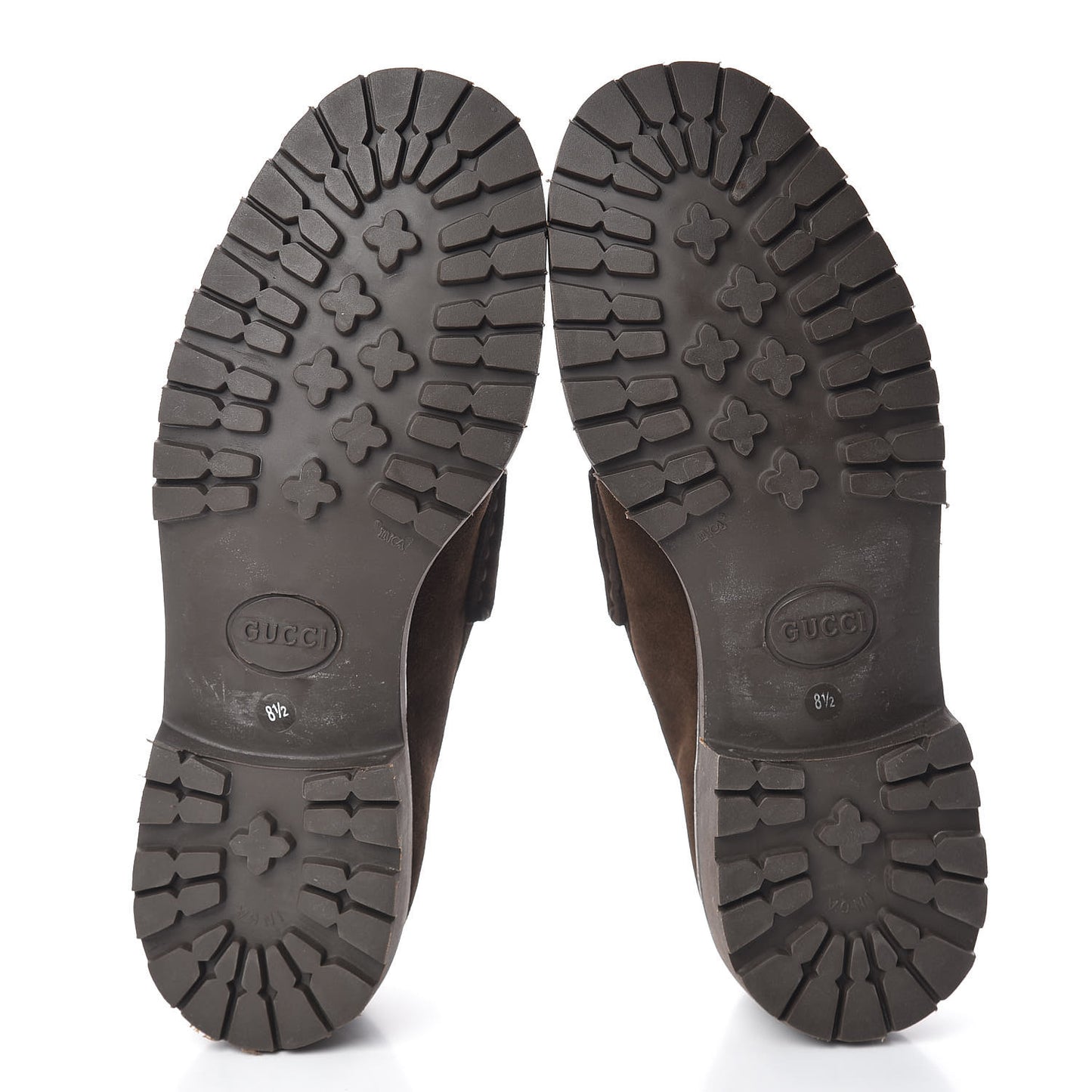 Suede Mens Horsebit Lug Sole Loafers 8.5 Jasper