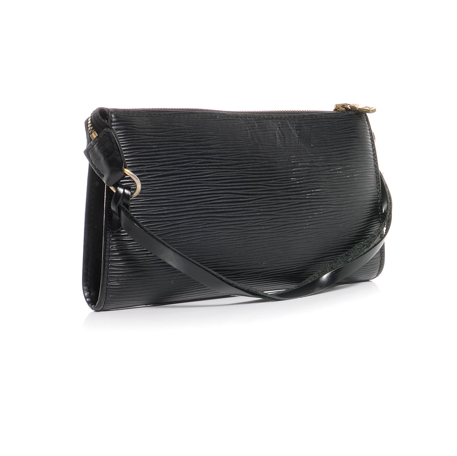 Louis Vuitton Epi Pochette Accessories 21 Black 3 of 7