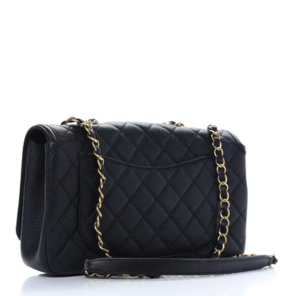 Chanel Caviar Quilted Medium CC Filigree Flap Black 3 of 10