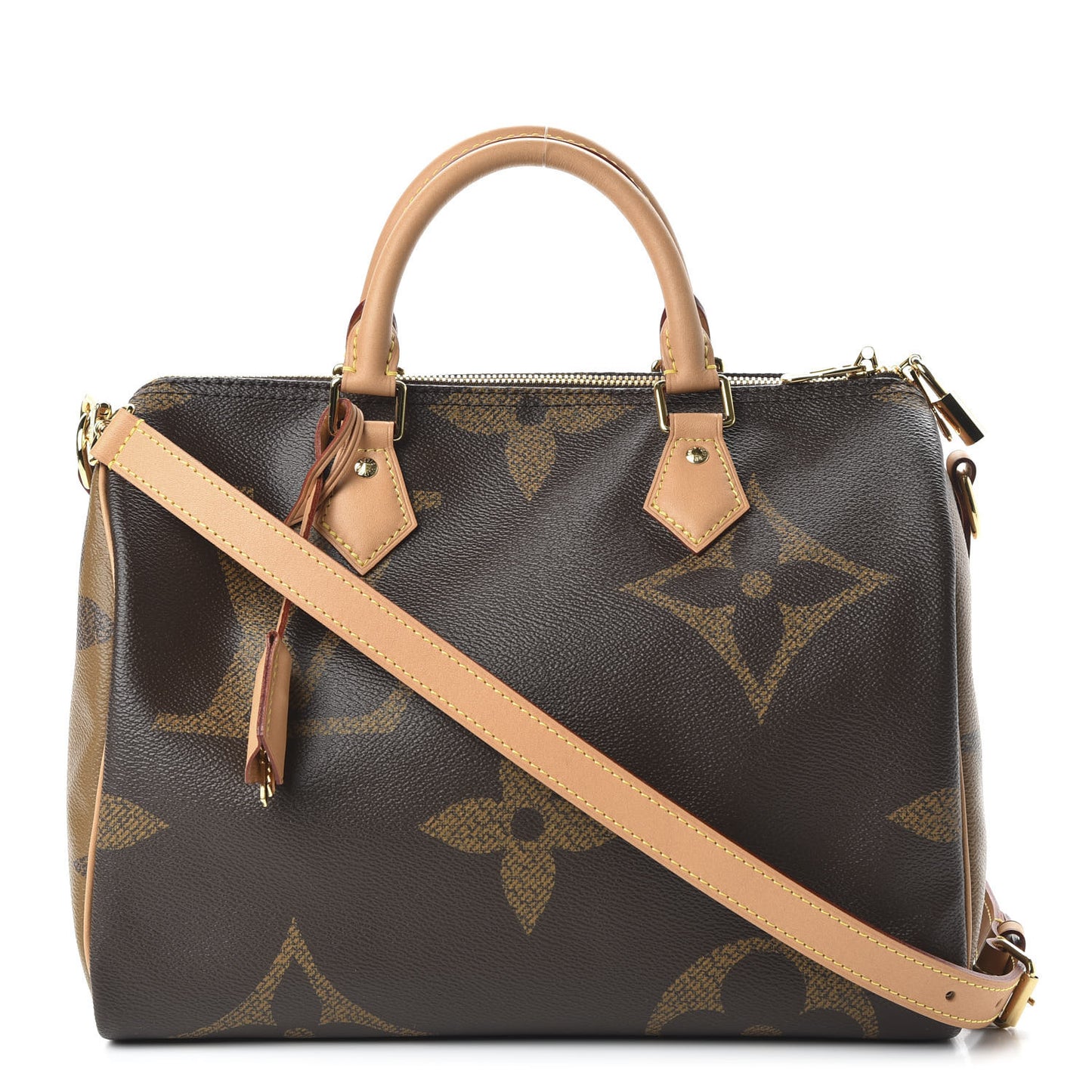 Reverse Monogram Giant Speedy Bandouliere 30