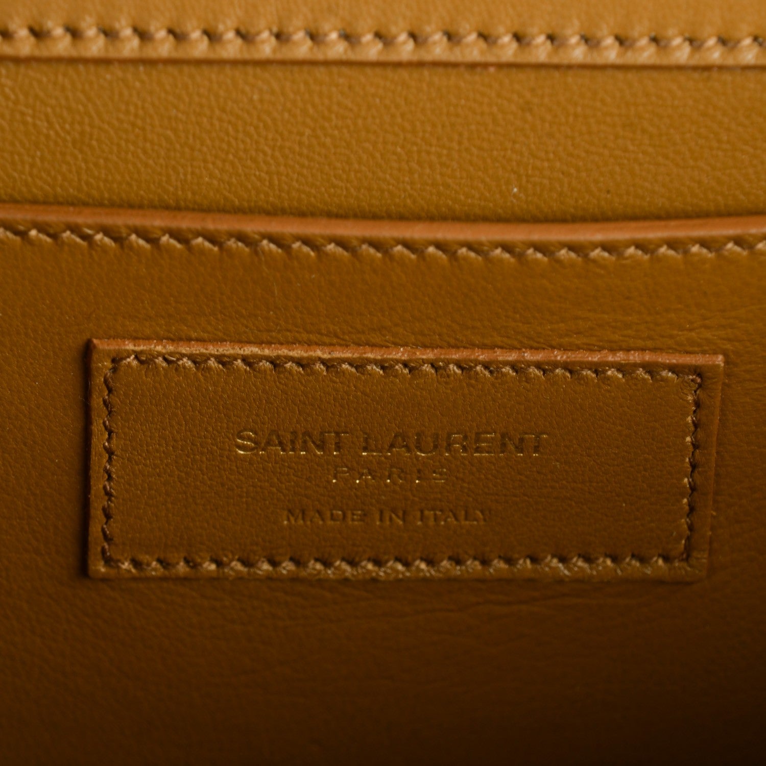 Saint Laurent Suede Medium Classic Monogram Kate Tassel Satchel Light Ochre 7 of 8