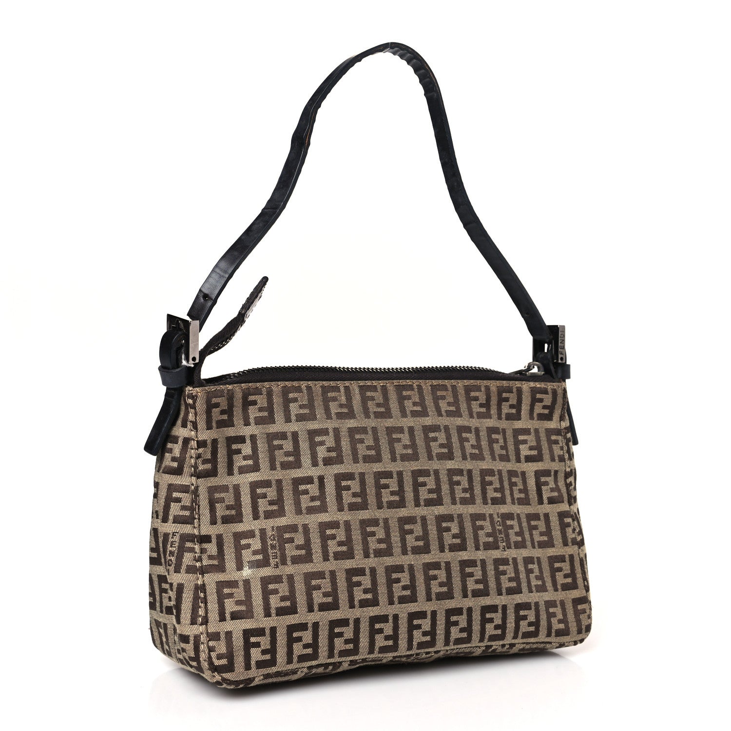 Fendi Zucchino Pochette Dark Brown 3 of 11