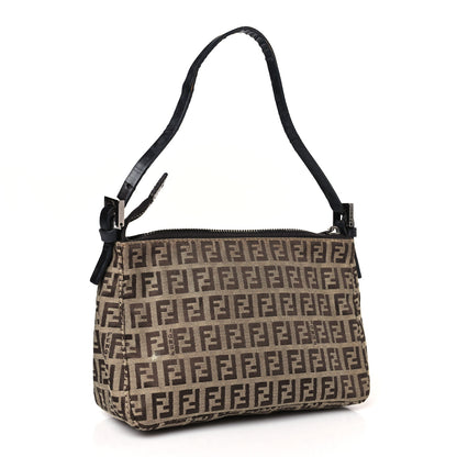 Fendi Zucchino Pochette Dark Brown 3 of 11