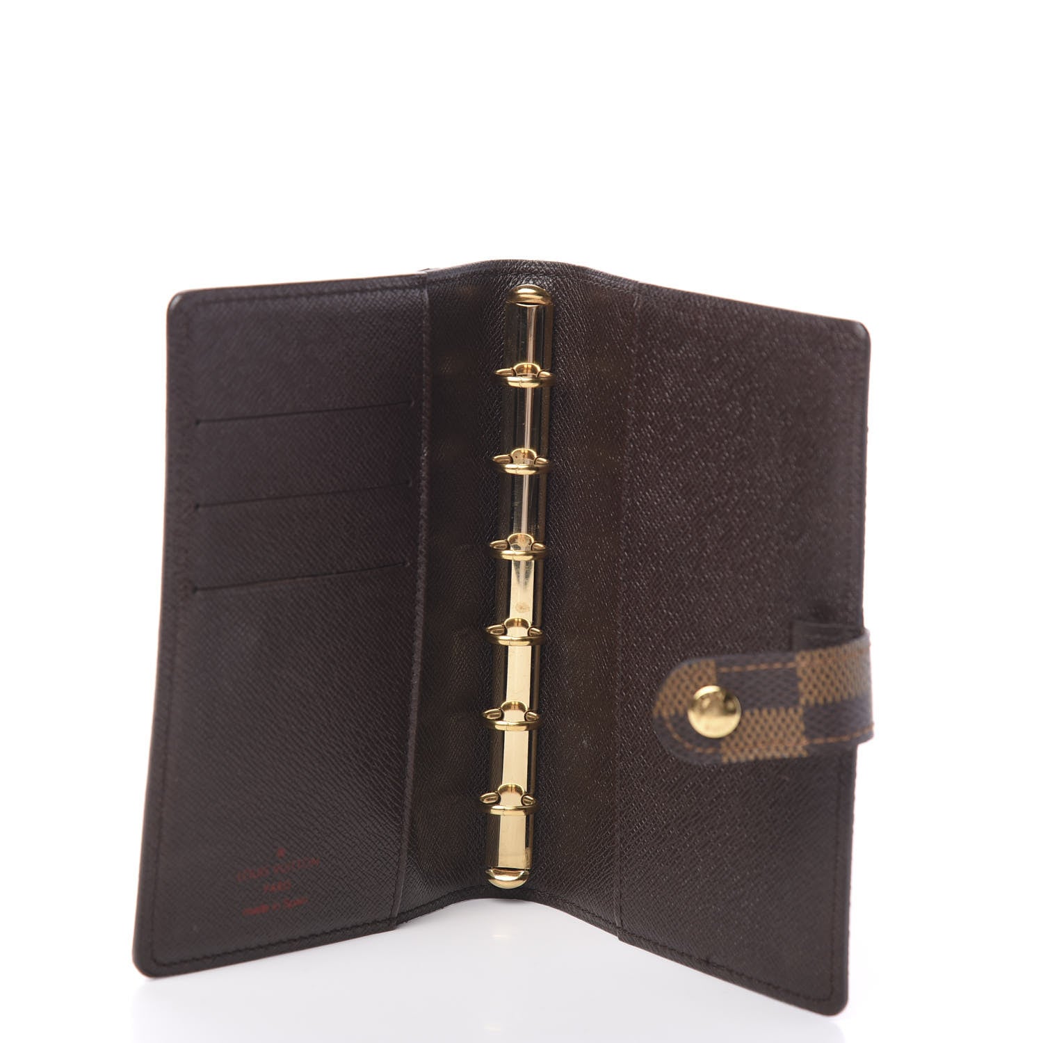 Louis Vuitton Damier Ebene Small Ring Agenda Cover 4 of 5