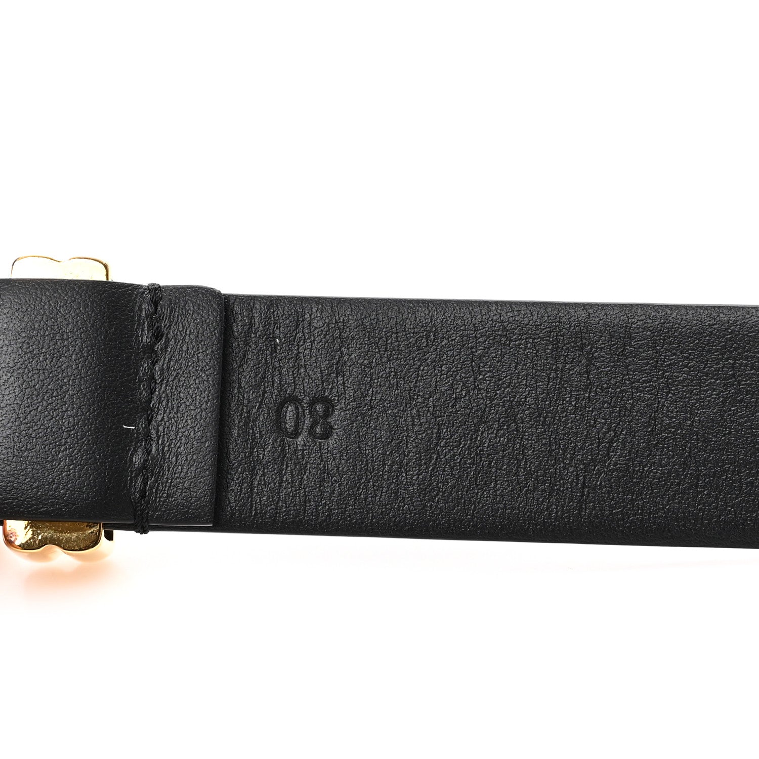 Khaite Calfskin Bambi Belt 80 32 Black 4 of 6