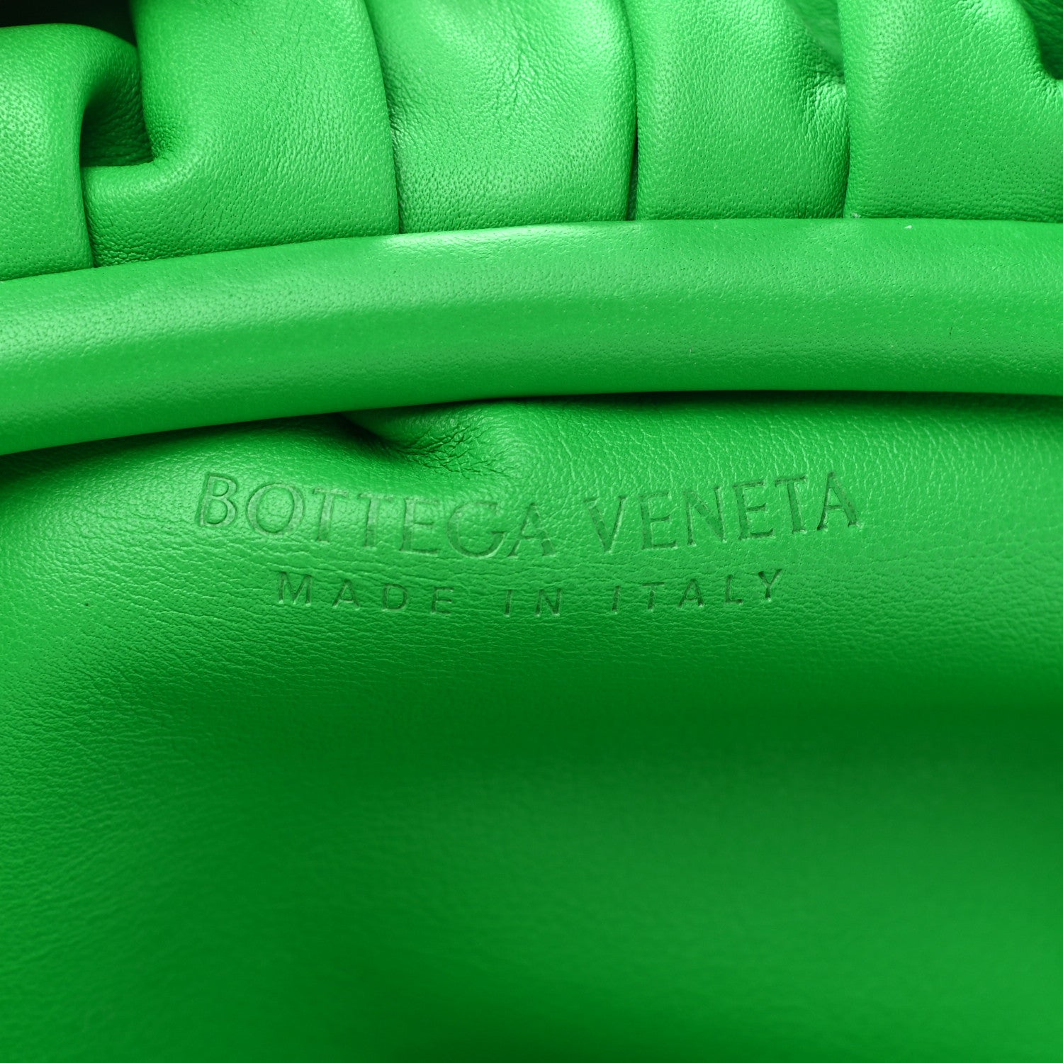 Bottega Veneta Smooth Butter Calf The Pouch Oversized Clutch Parakeet 6 of 9