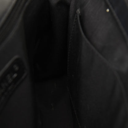 Chanel Calfskin Embossed Stitch Large Boy Flap Black 11 of 18