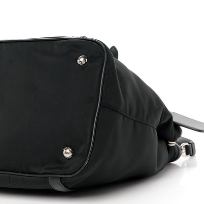Prada Tessuto Nylon Soft Calf Tote Black 11 of 11