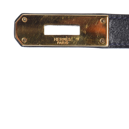 Hermes Box Kelly Retourne 28 Indigo 19 of 38