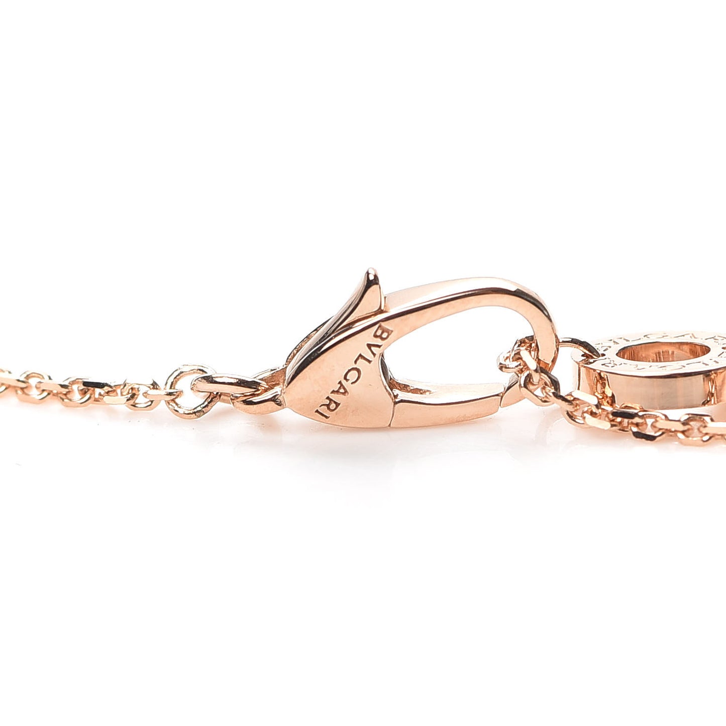 18K Rose Gold Diamond Mother of Pearl Small Divas' Dream Pendant Necklace