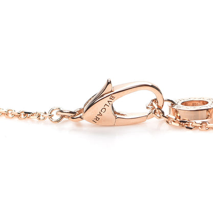 Bulgari 18K Rose Gold Diamond Mother of Pearl Small Divas' Dream Pendant Necklace 4 of 7